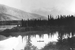 Then1890sF--Vermilion_Lakes_canoe-960by654