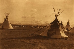 Piegan Camp Browning- 1900s