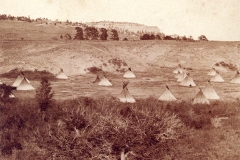 Arapaho Camp 1875 Red Cloud Agency