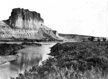 Castle Rock and Green River Wyoming-c. 1868
