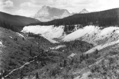 Kaufmann Peaks Mistaya River Ice Avalanche 1930s